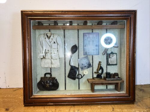 Doctors Office Model Shadow Box 3D Picture Frame ￼