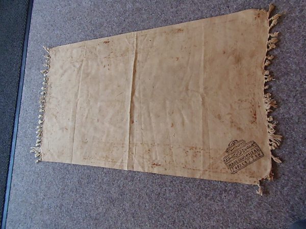 Vintage oriental Prayer Islamic prayer Rug 100% cotton - 90 x 50cm - Image 8