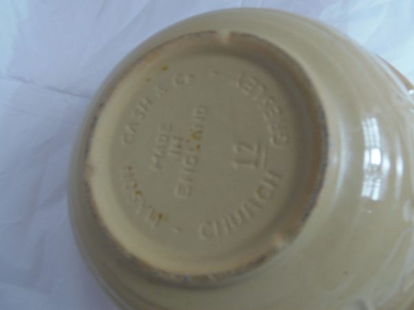 Vintage Mason Cash Co Earthenware Mixing Bowl 28cm - Image 3