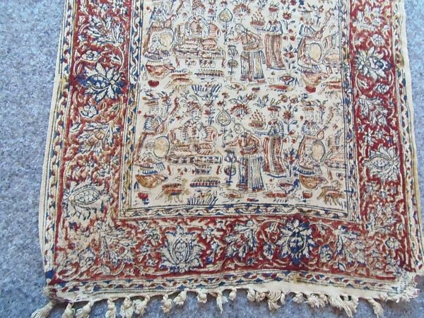 Vintage oriental Prayer Islamic prayer Rug 100% cotton - 90 x 50cm - Image 5