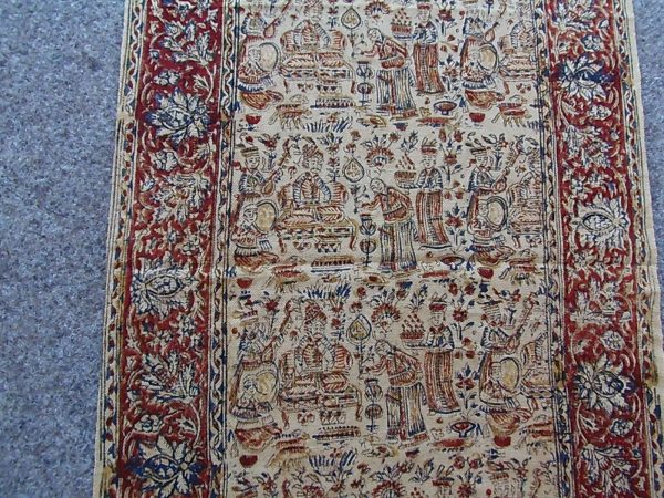 Vintage oriental Prayer Islamic prayer Rug 100% cotton - 90 x 50cm - Image 6