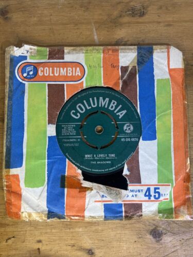 The Shadows - Guitar Tango, what a lovely tune (Columbia DB 4870) vinyl 7"