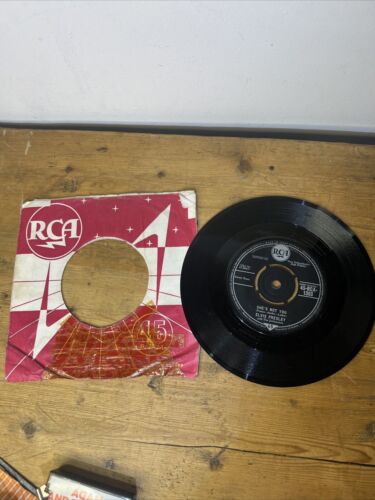Elvis Presley - 1962 She's Not You uk british 45rpm ( 45-RCA-1303 ) vinyl