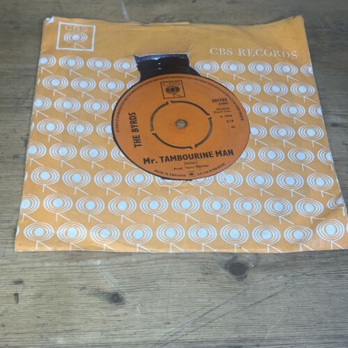 The Byrds - Mr. Tambourine Man - 7” Vinyl Single 1965 CBS Records 201765