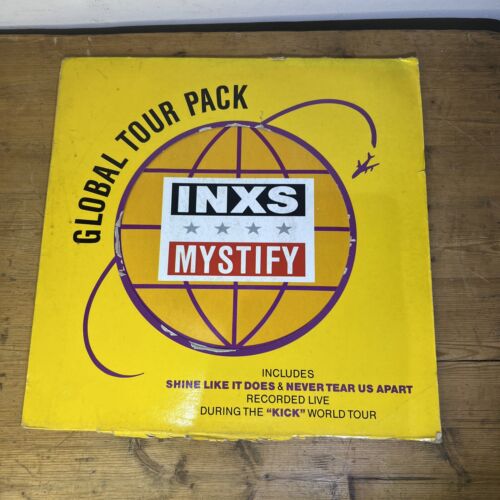 INXS - Mystify - Global Tour Pack vinyl INXS1322 - 12" 45rpm UK - 1989 - Poster