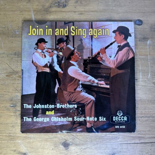 7" EP - Johnston Brothers/George Chisholm,1958,Join In And Sing Again 6458 vinyl