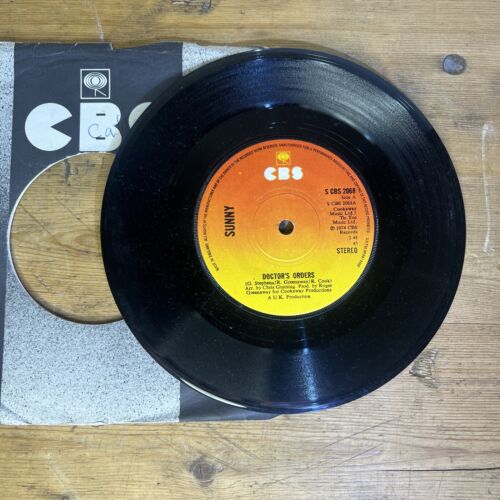 Sunny - Doctor’s Orders - 7” Vinyl Single CBS2068