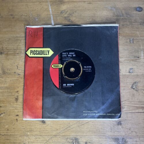 Joe Brown And The Bruvvers That's What Love Will Do UK 7" 1963 7N.35106 45 vinyl