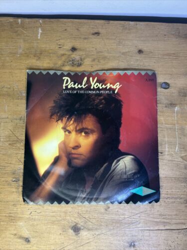 Paul Young --- love of the common people --behind your smile --A 3585 vinyl