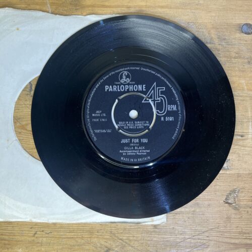 CILLA BLACK - Anyone Who Had a Heart 7” Vinyl 1964 Record Parlophone R5101