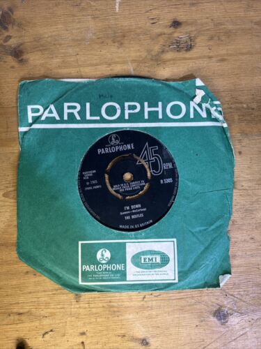 The Beatles Help! / I’m Down 7” Parlophone Records R5305 vinyl