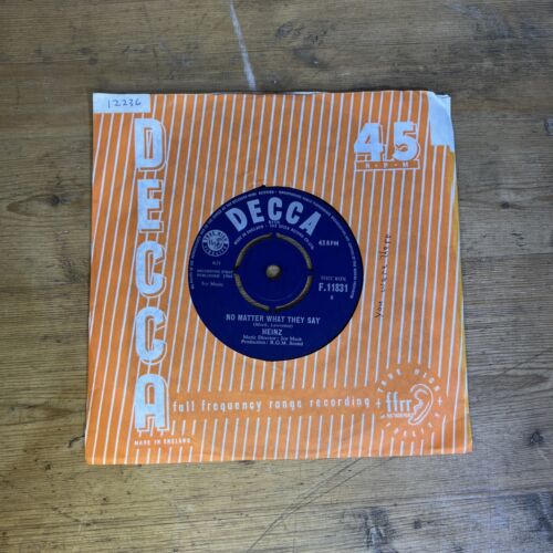 Heinz - You Were There / No Matter What They Say - Decca F.11831 - 1964 vinyl